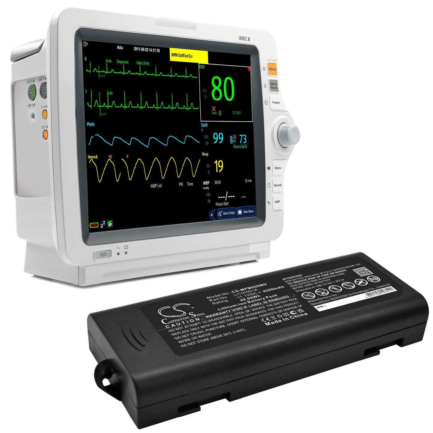 Batería Mindray CS-MPM800MD